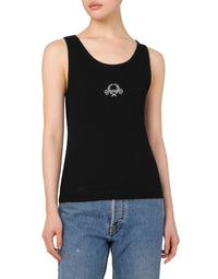 Débardeur Laurel Crown Logo - Black