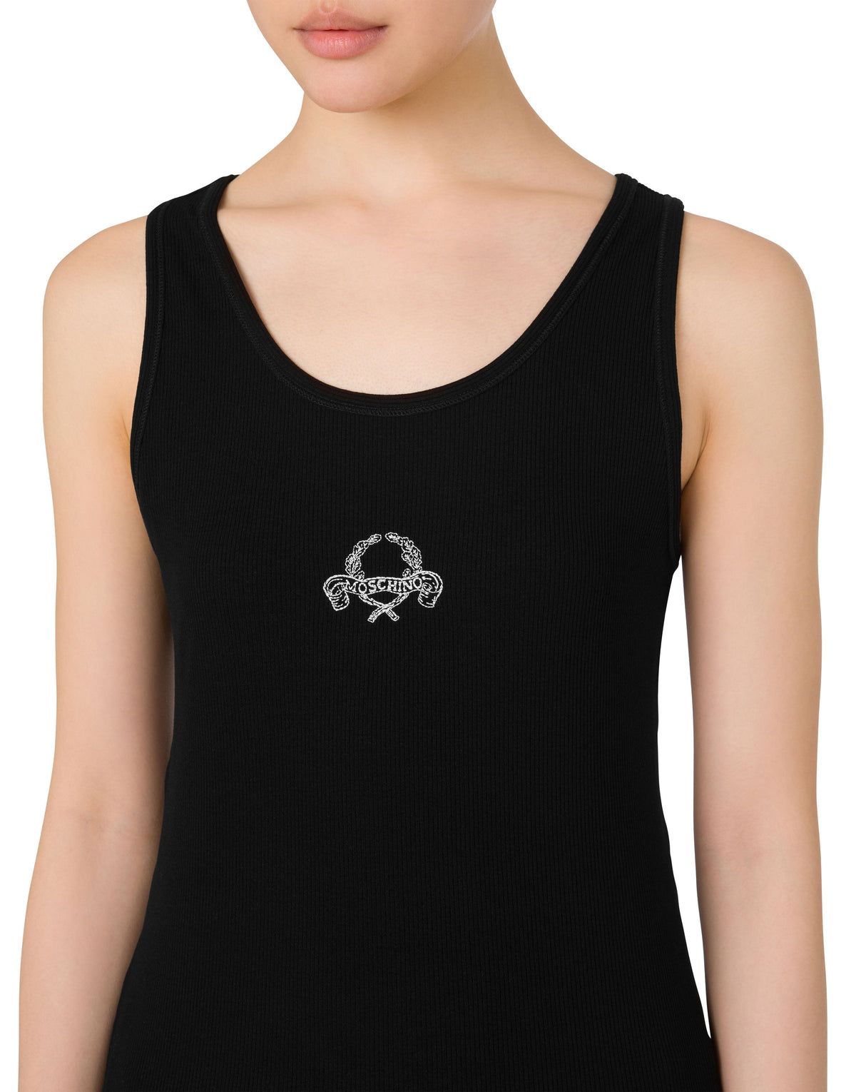 Débardeur Laurel Crown Logo - Black