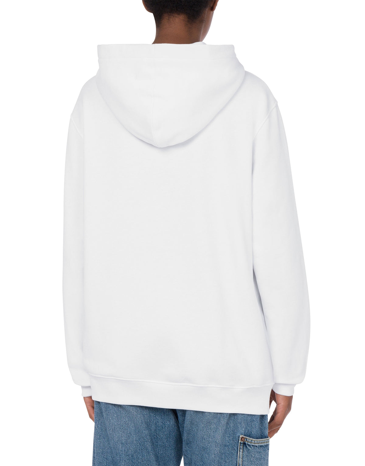 Sweat à capuche Archive Message en coton - White