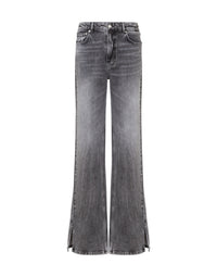 Pantalon évasé en denim - Grey