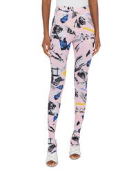 Legging imprimé Punk - Pink