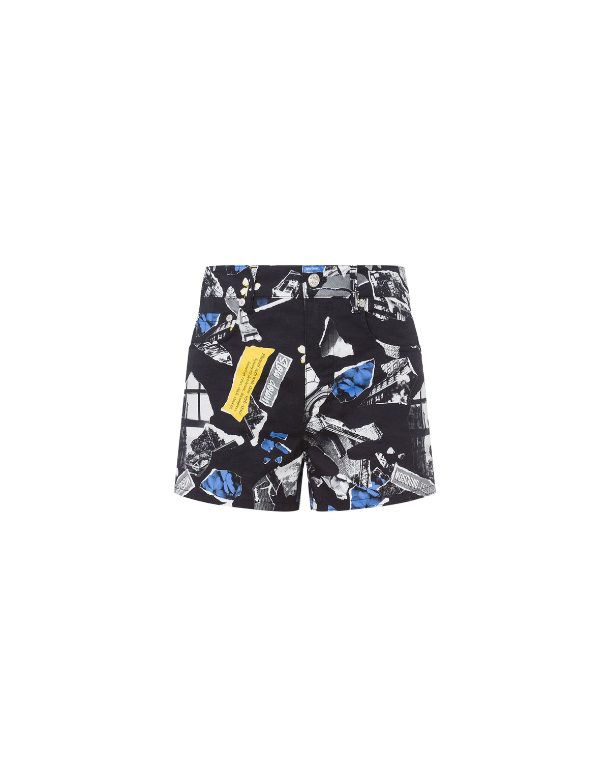 Short imprimé Punk en coton - Black