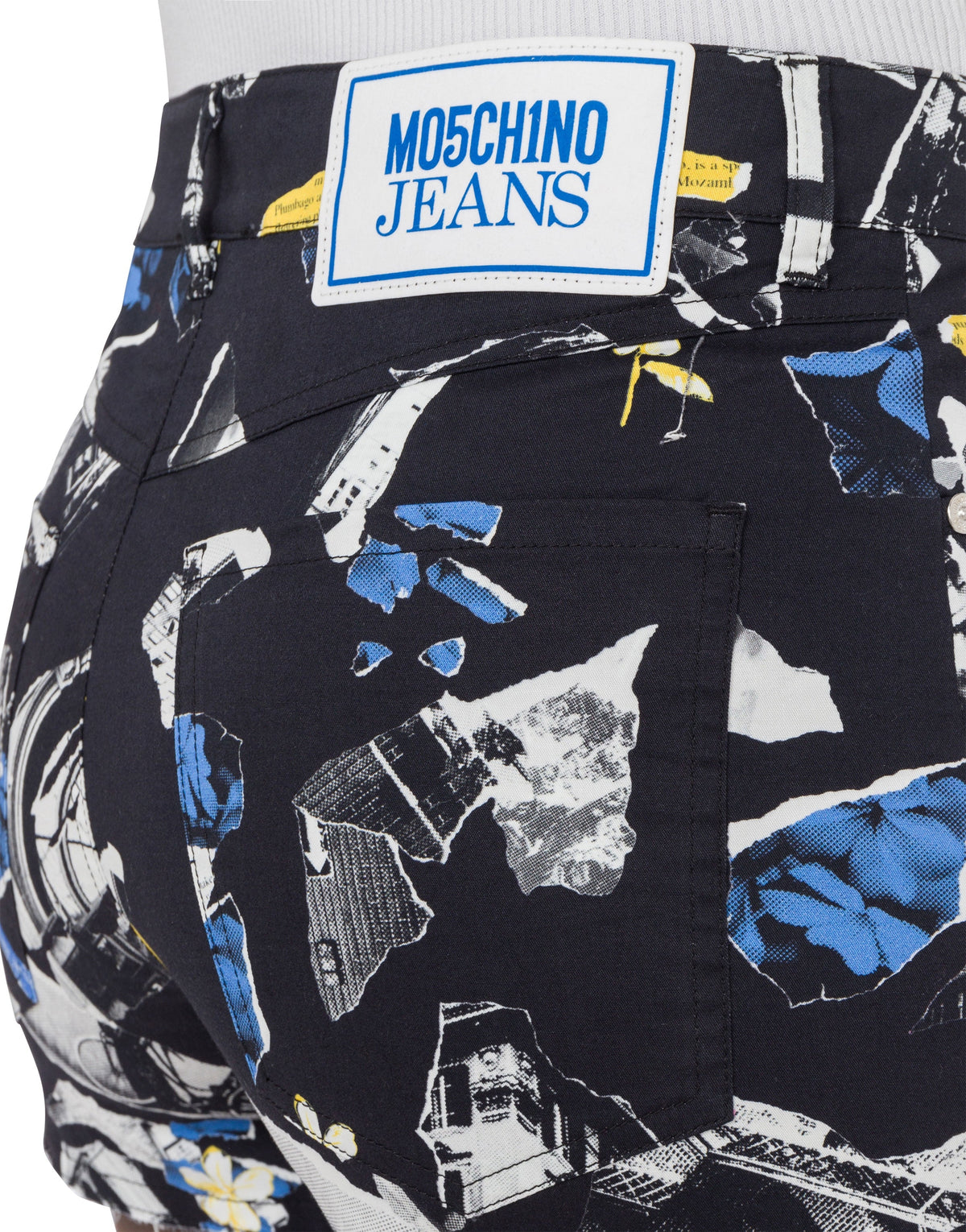 Short imprimé Punk en coton - Black