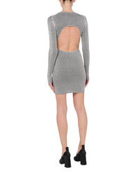 Robe courte à logo - Silver