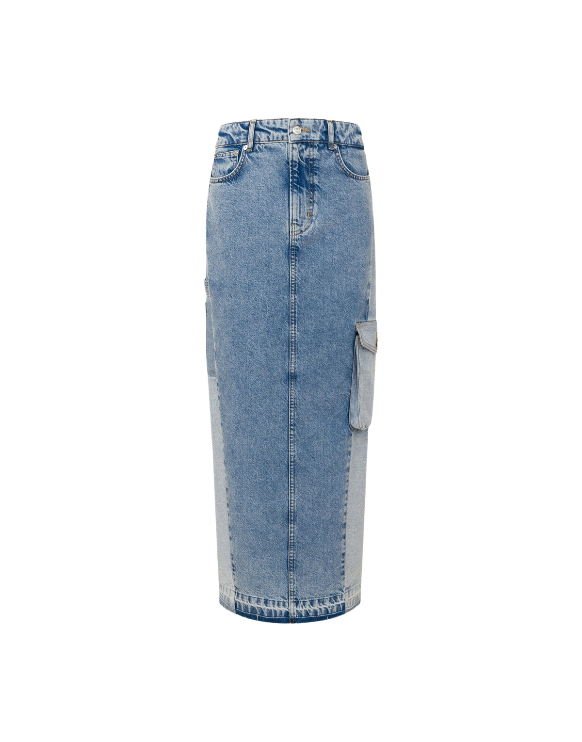 Jupe longue en denim - Blue