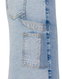 Long denim skirt - Blue