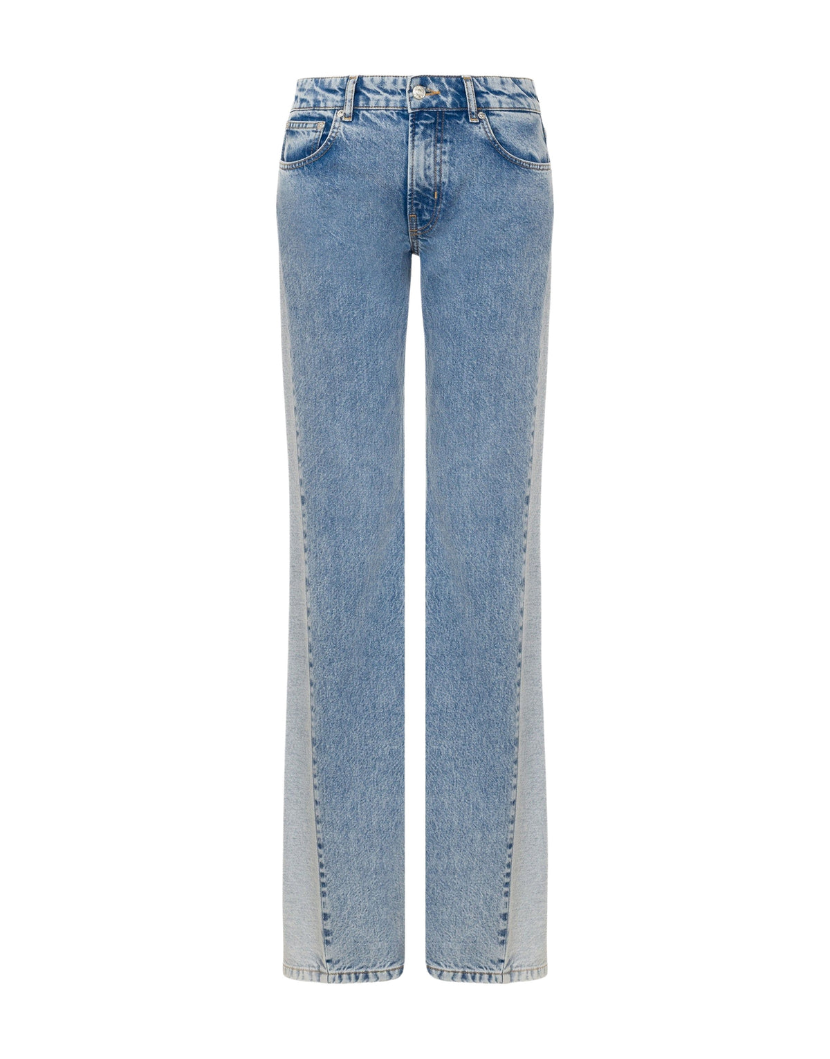 Pantalon évasé en denim - Blue