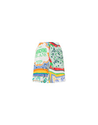 Bermuda à motif foulard - Multicolor