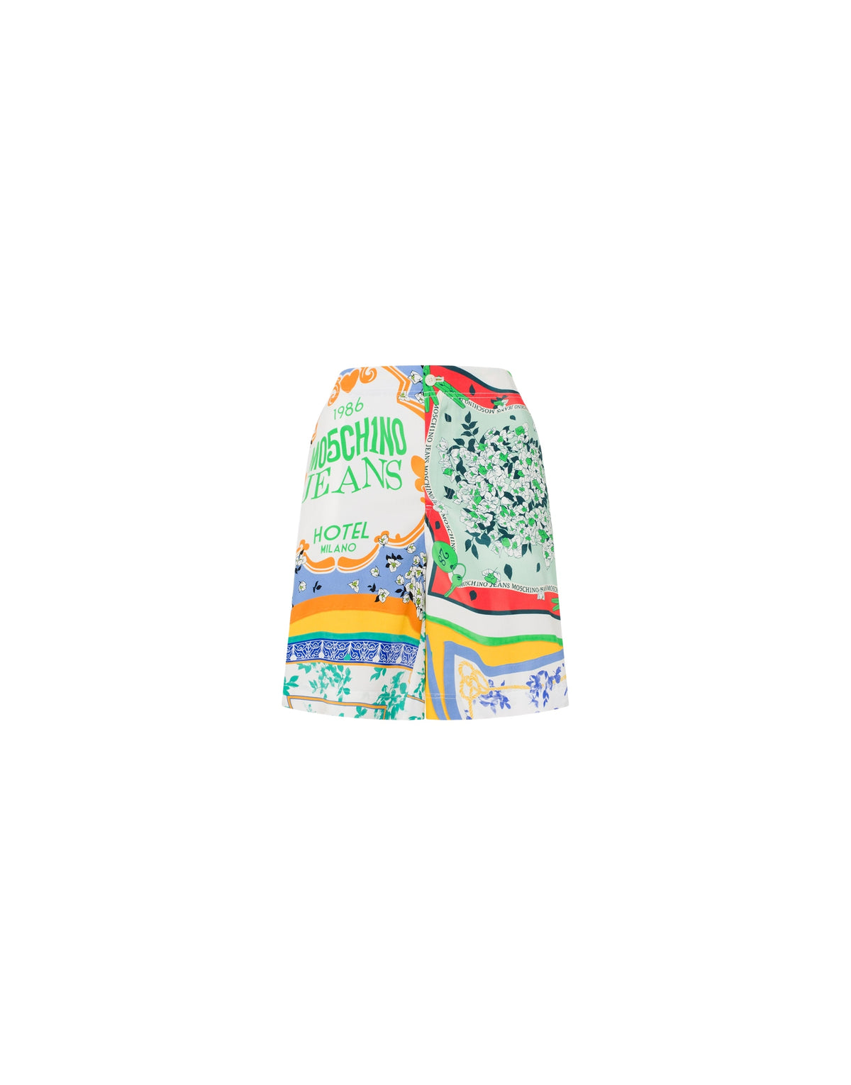 Bermuda à motif foulard - Multicolor