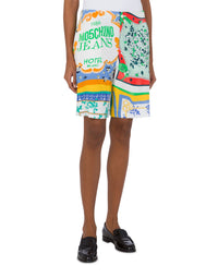 Bermuda à motif foulard - Multicolor