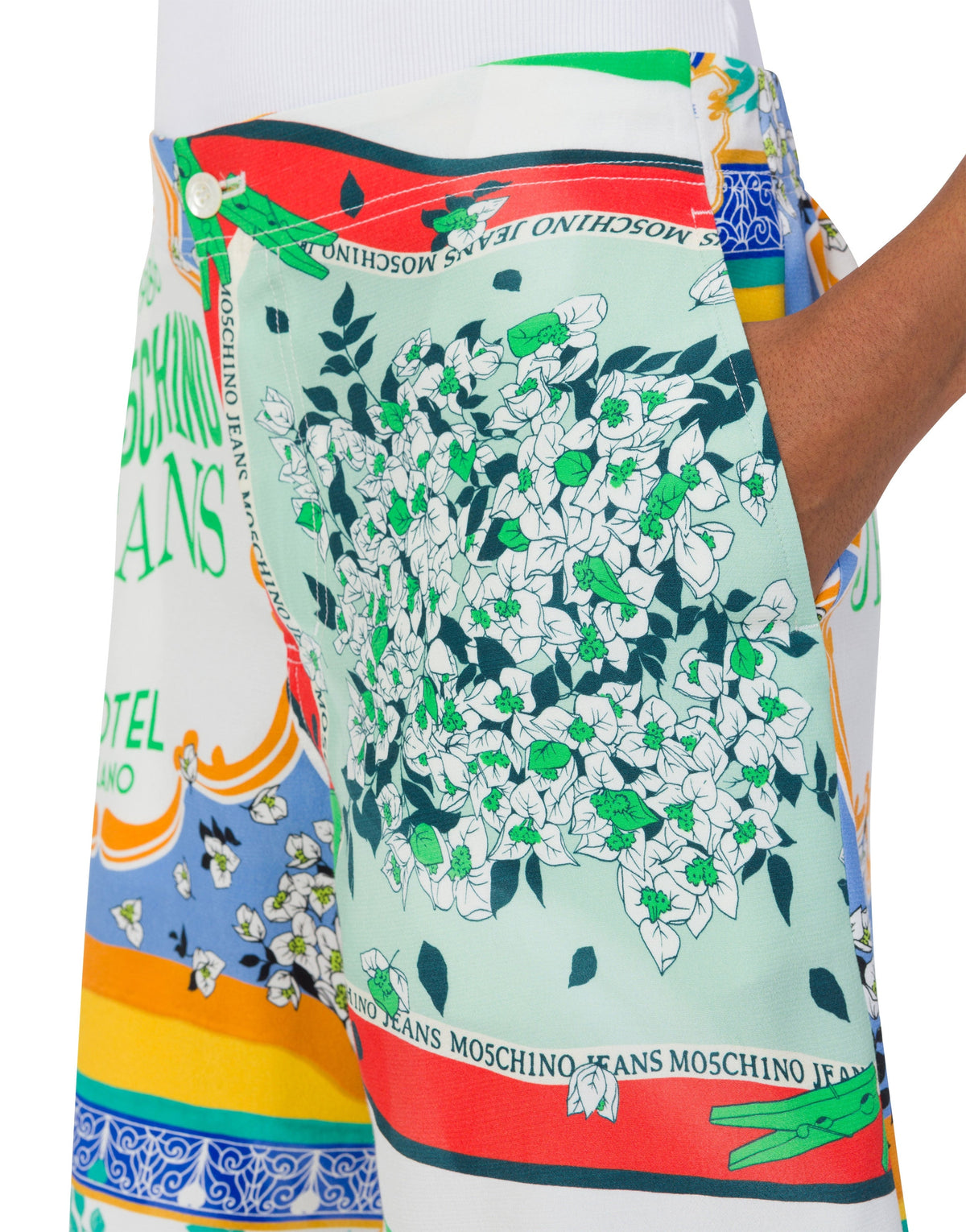Bermuda à motif foulard - Multicolor