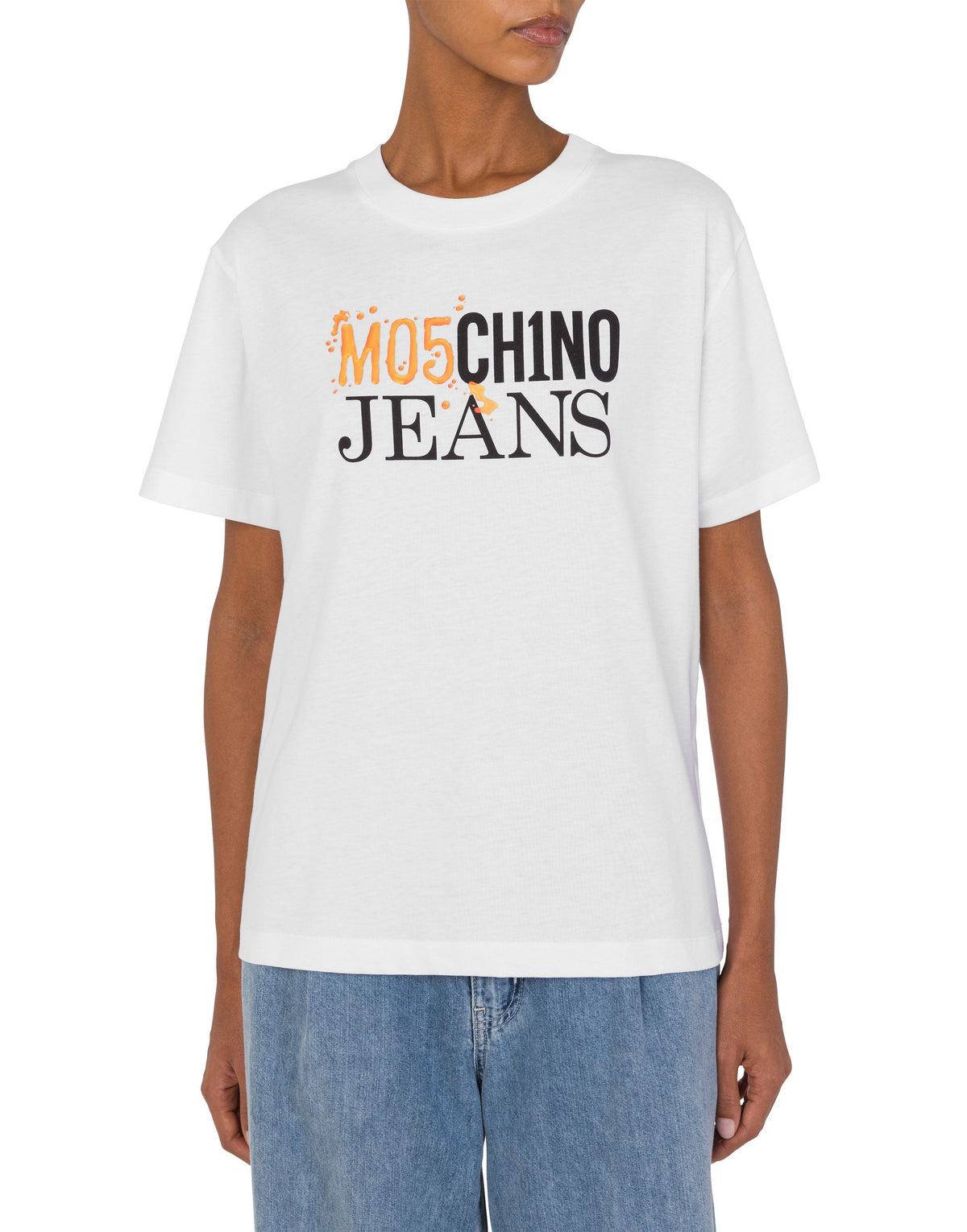T-shirt motif Urban Logo en coton - White