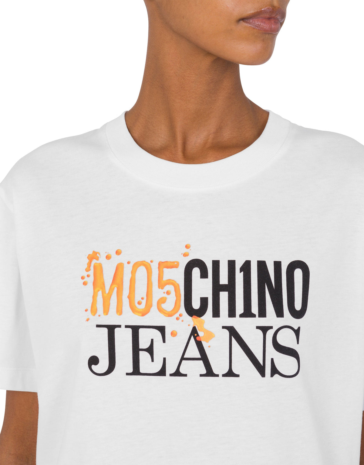 T-shirt motif Urban Logo en coton - White