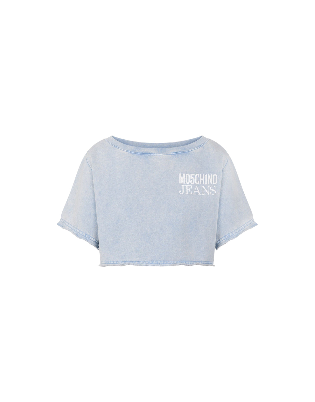 T-shirt imprimé en coton - Blue