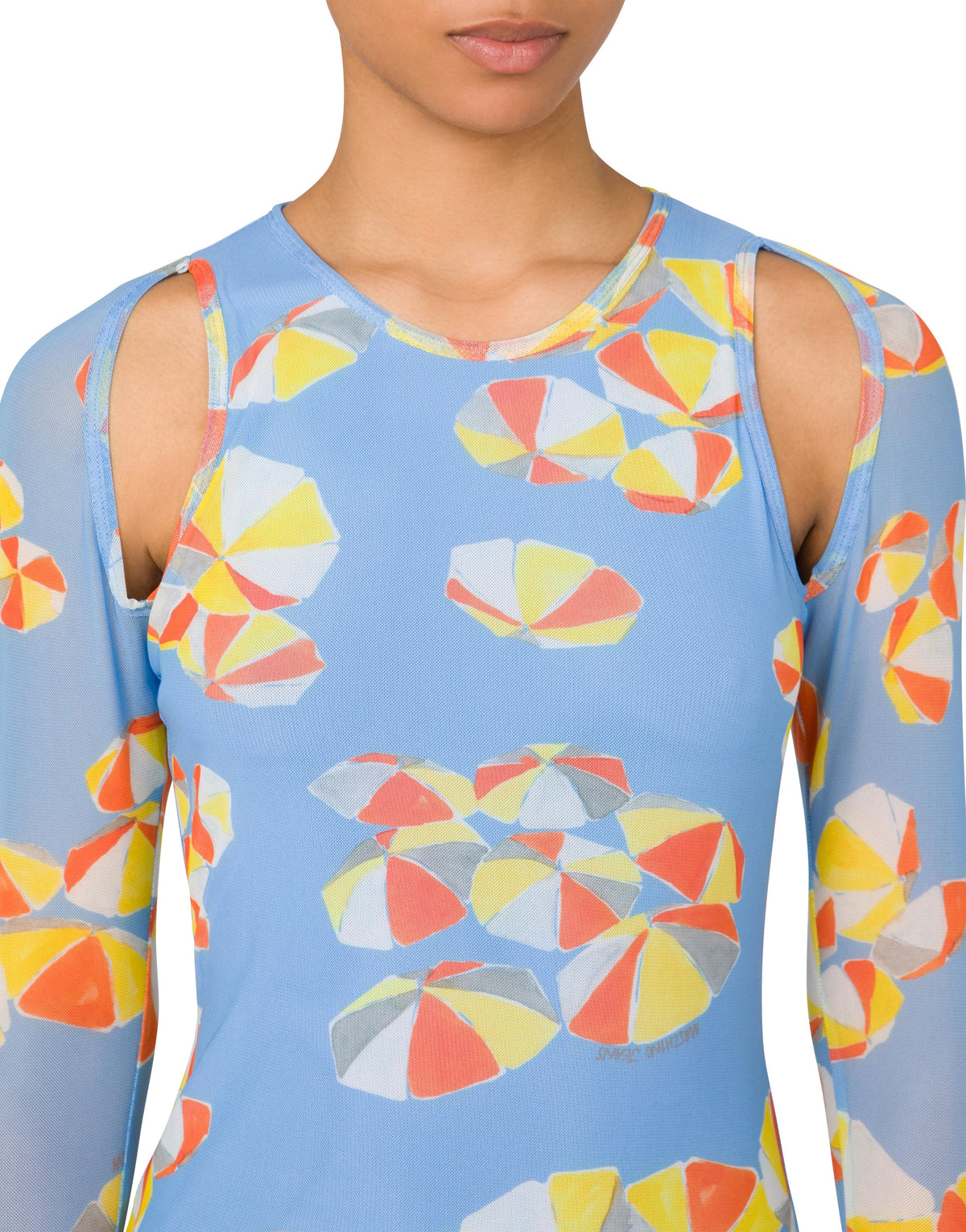 Robe motif Beach Umbrella - Blue