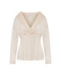 Blouse en mousseline - Beige