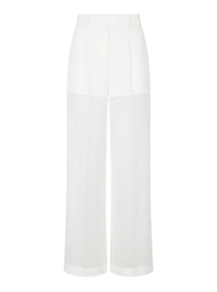 Pantalon à jambes transparentes - White