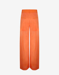 Sheer leg trousers - Orange