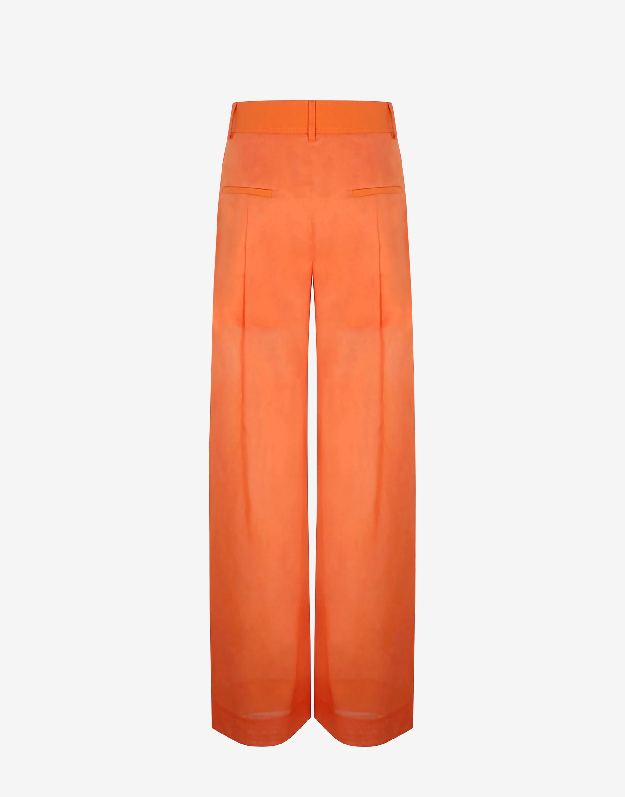 Sheer leg trousers - Orange