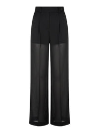 Pantalon à jambes transparentes - Black