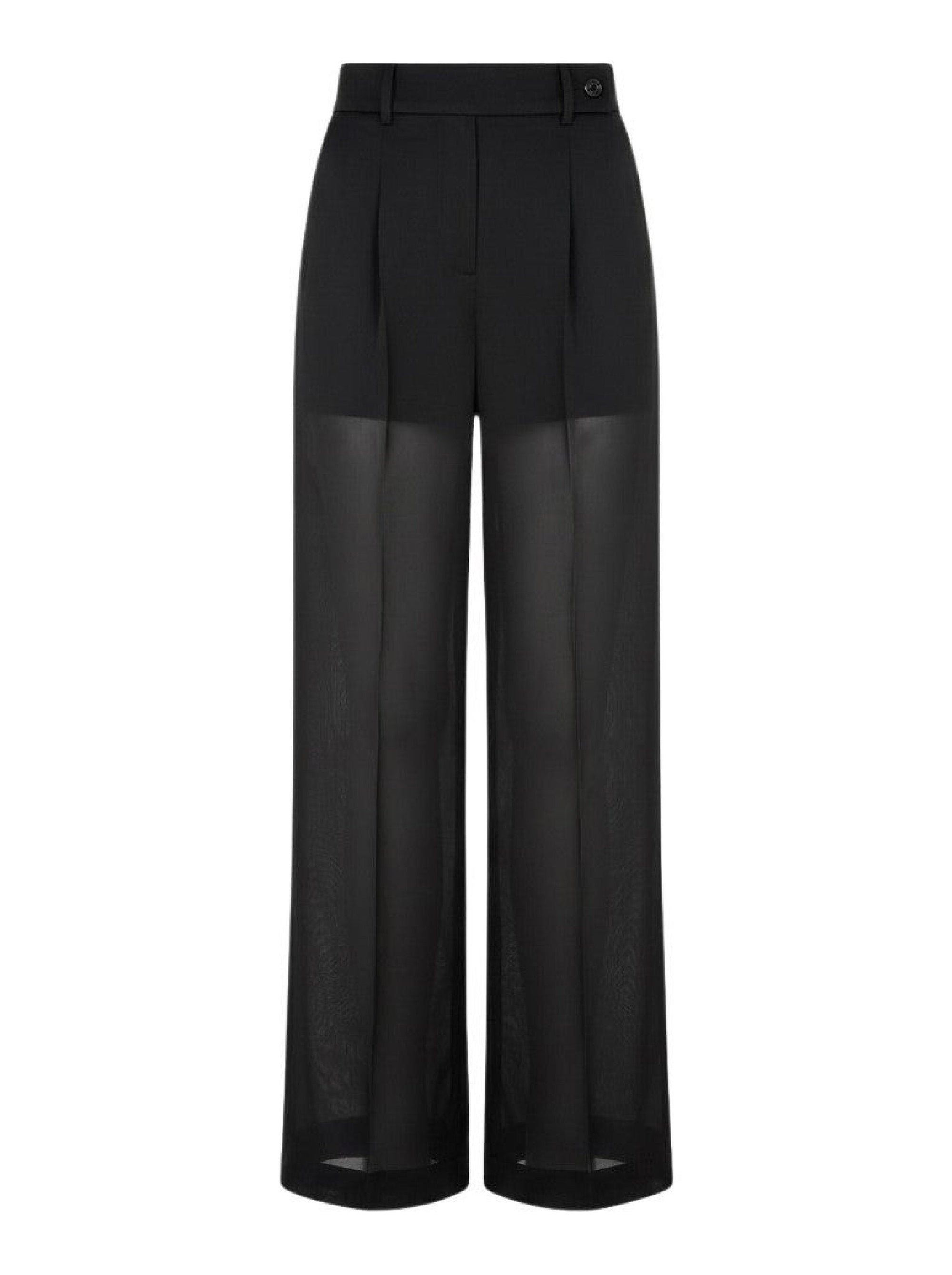 Pantalon à jambes transparentes - Black
