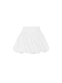 Jupe-short en coton - White