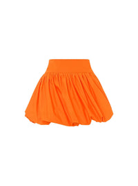 Jupe-short en coton - Orange
