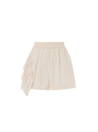 Short extensible à imprimé - Beige