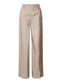 Pantalon en soie habotai - Beige