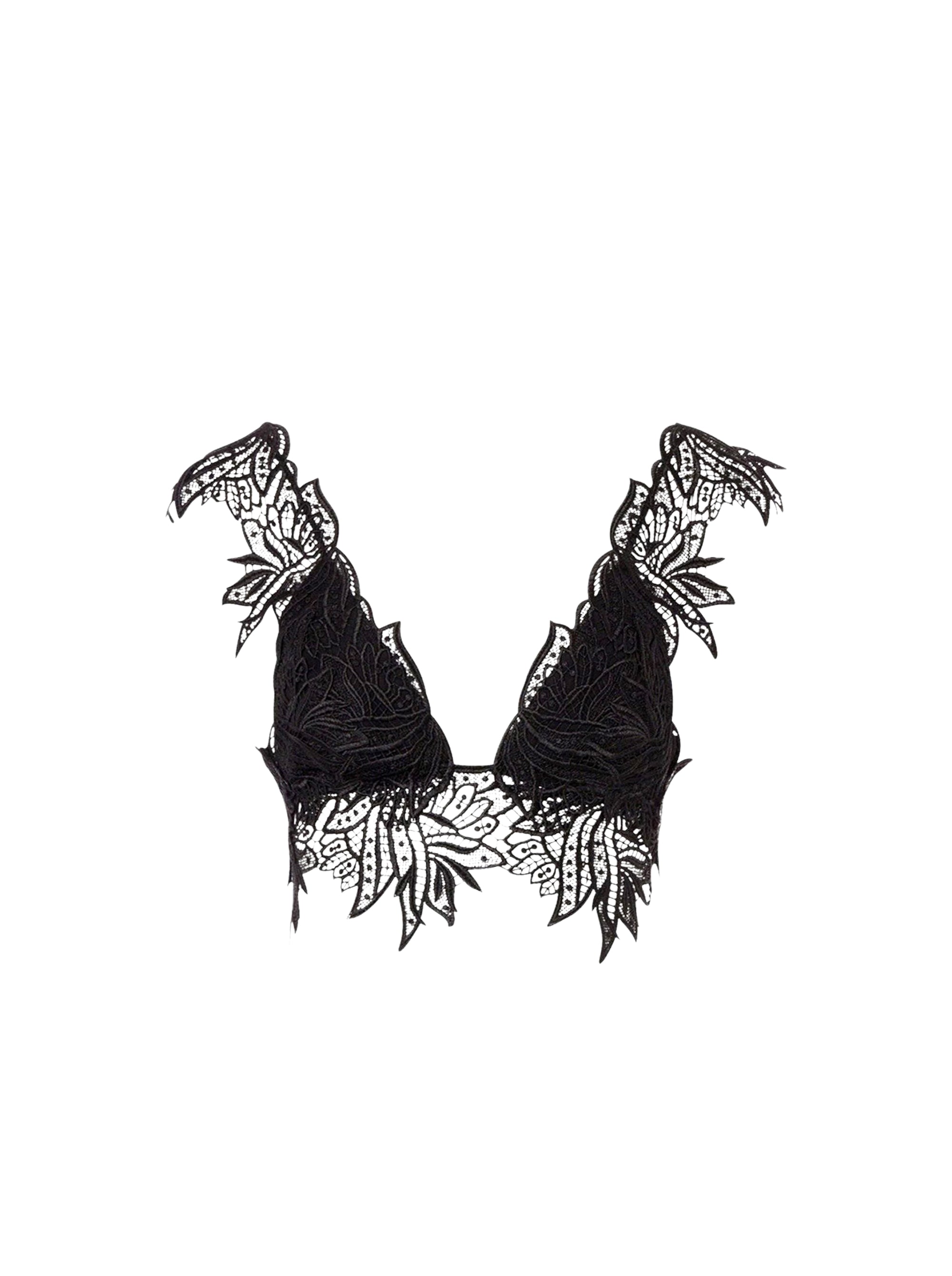 Débardeur en macramé - Black