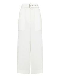 Jupe longue en lin - Ivory
