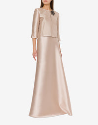Jupe longue taille haute - Ivory