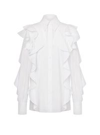 Chemise manches longues - White