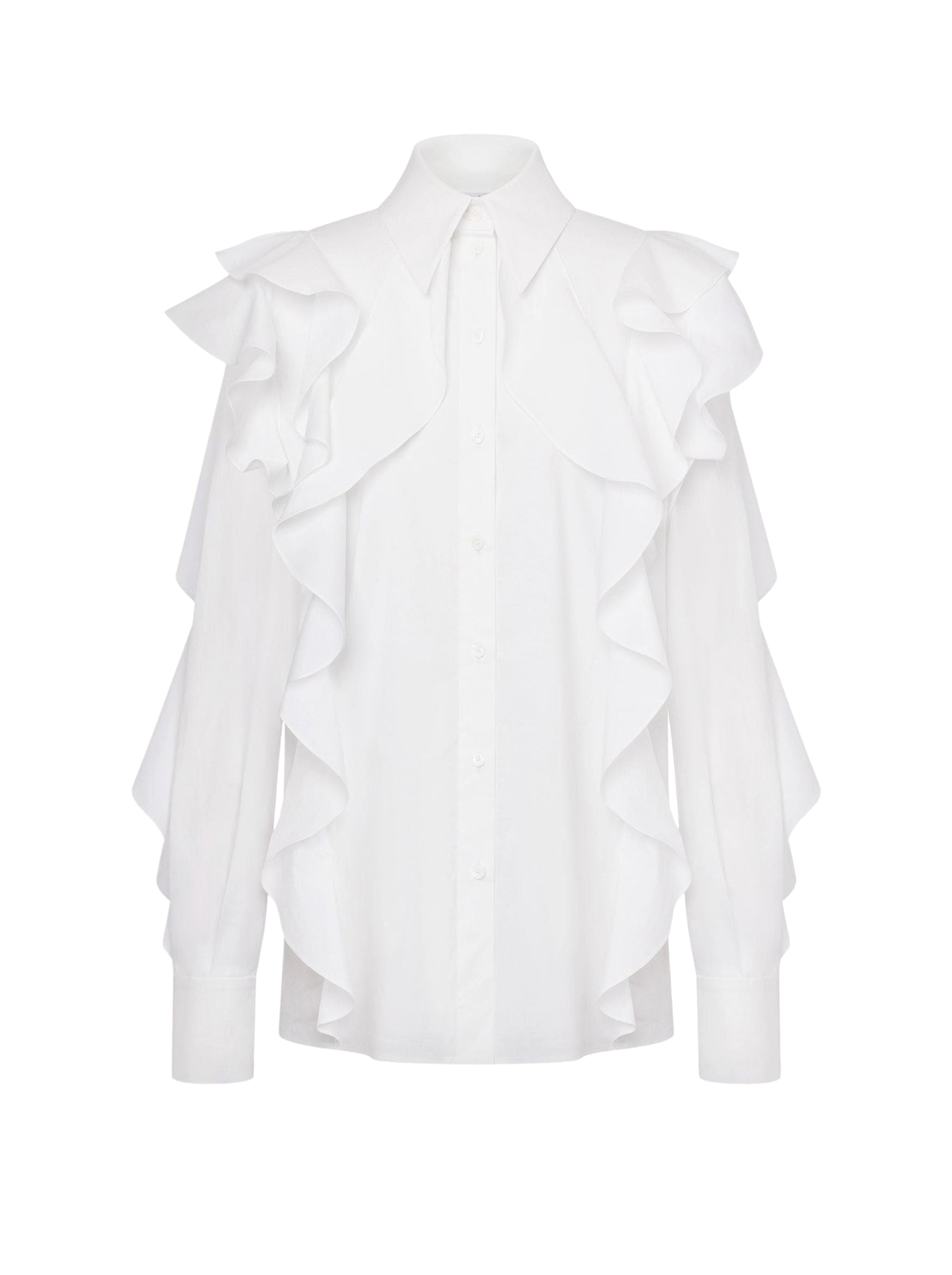 Chemise manches longues - White