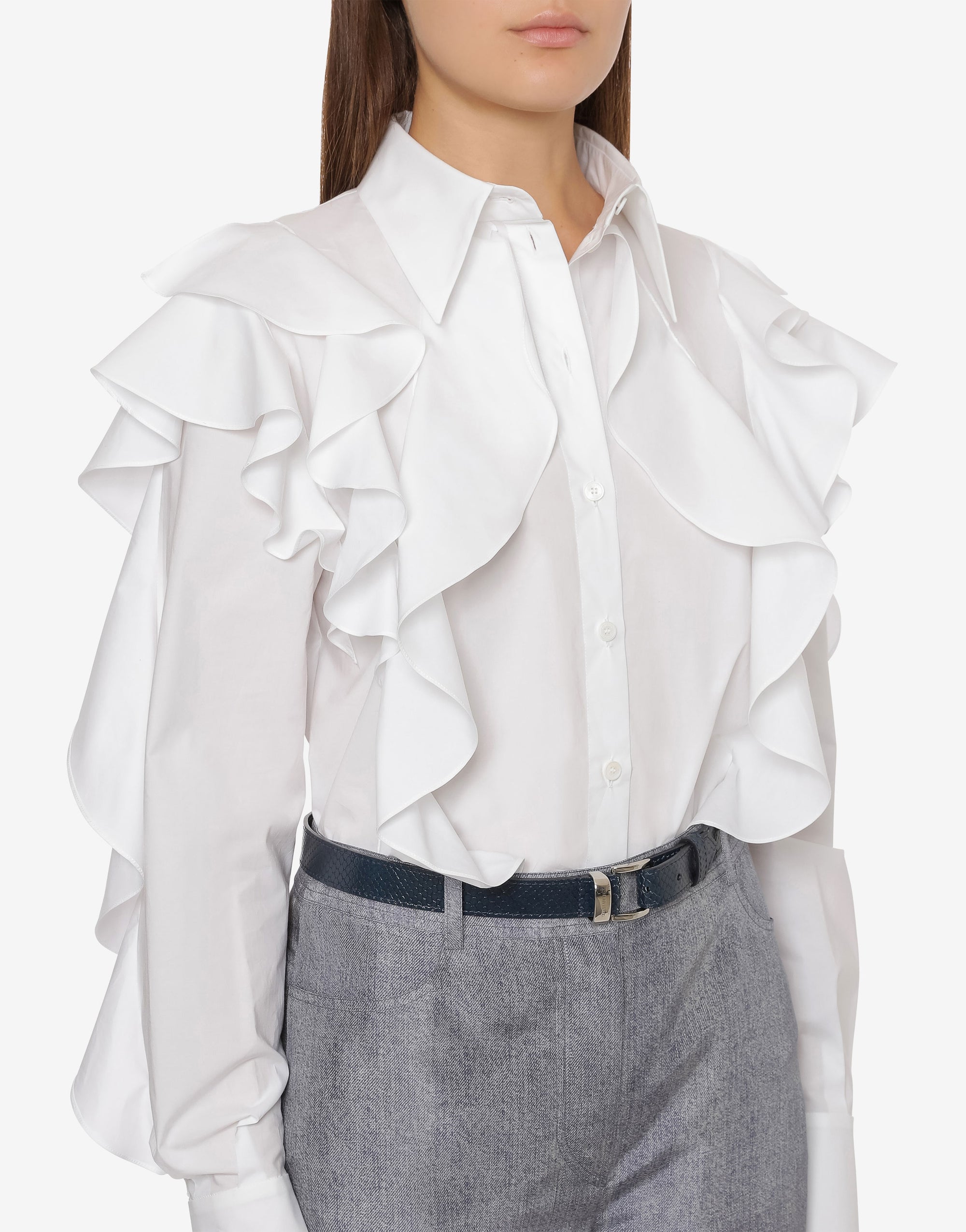 Chemise manches longues - White