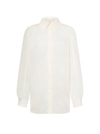 Chemise fluide brillante - Ivory