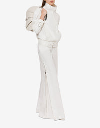 Pantalon oversize en toile de coton - White