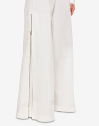 Pantalon oversize en toile de coton - White