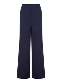 Pantalon oversize en toile de coton - Blue