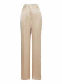 Pantalon en soie mélangée cocktail - Pink