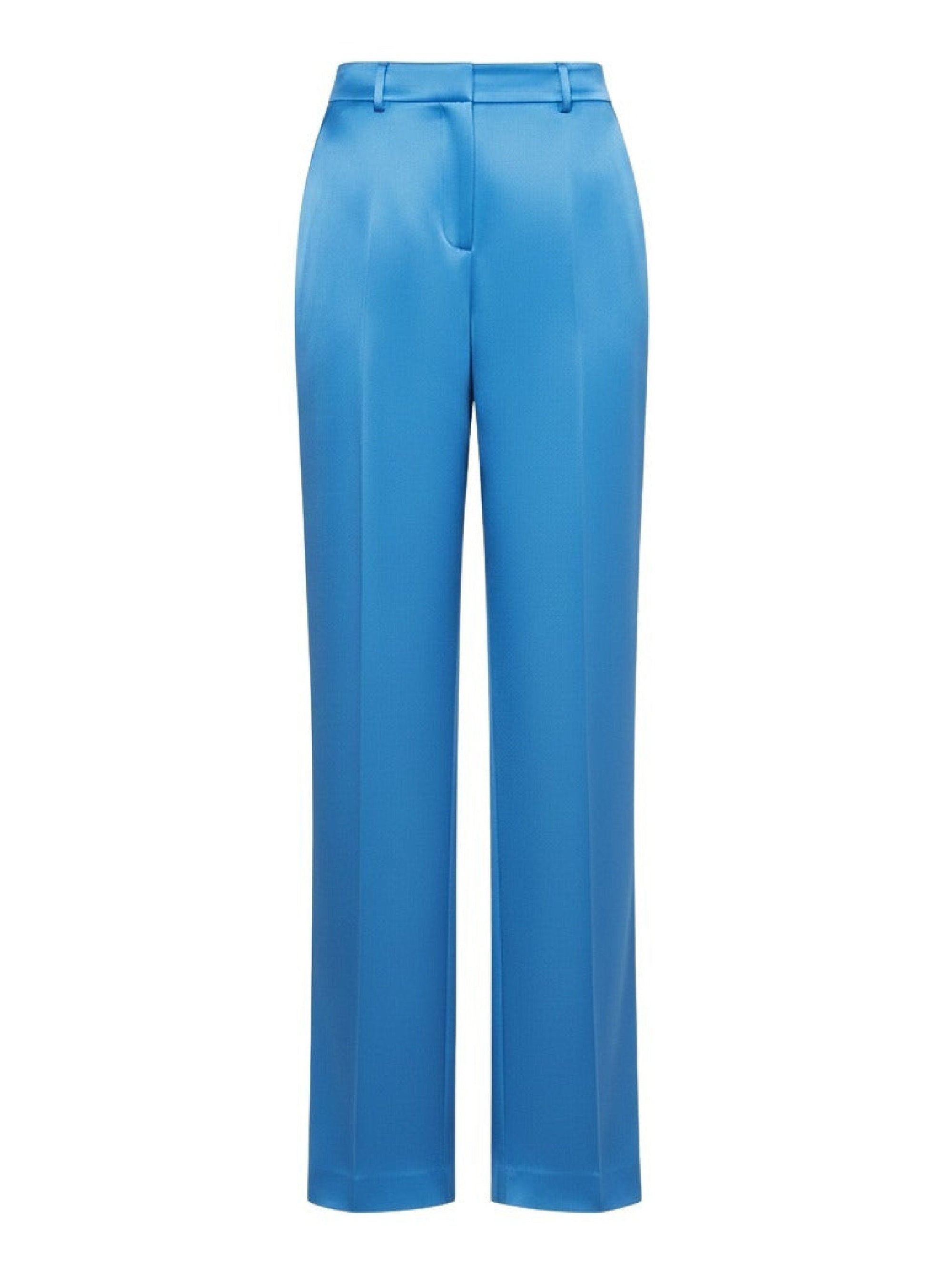 Pantalon en soie mélangée cocktail - Blue