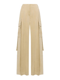 Cargo trousers with pockets - Beige