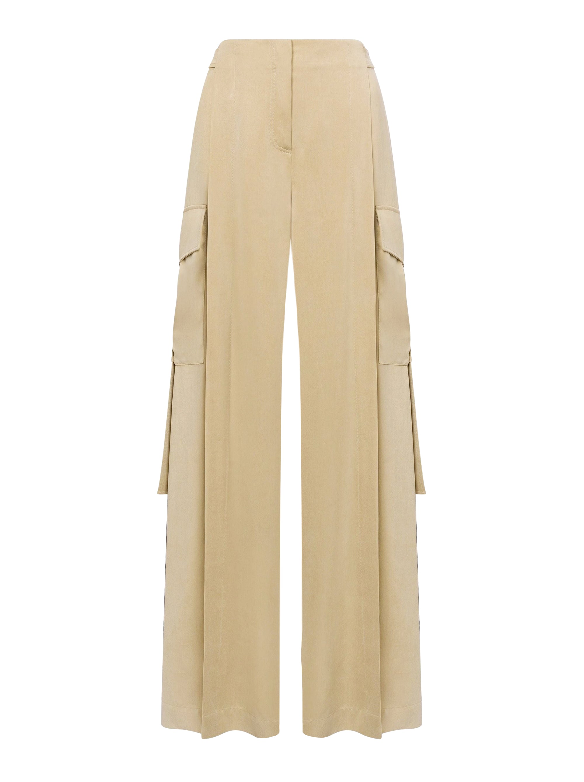 Cargo trousers with pockets - Beige