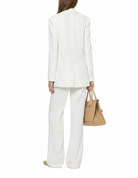 Pantalon large en lin - Ivory