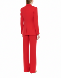 Pantalon ajusté en satin - Pink
