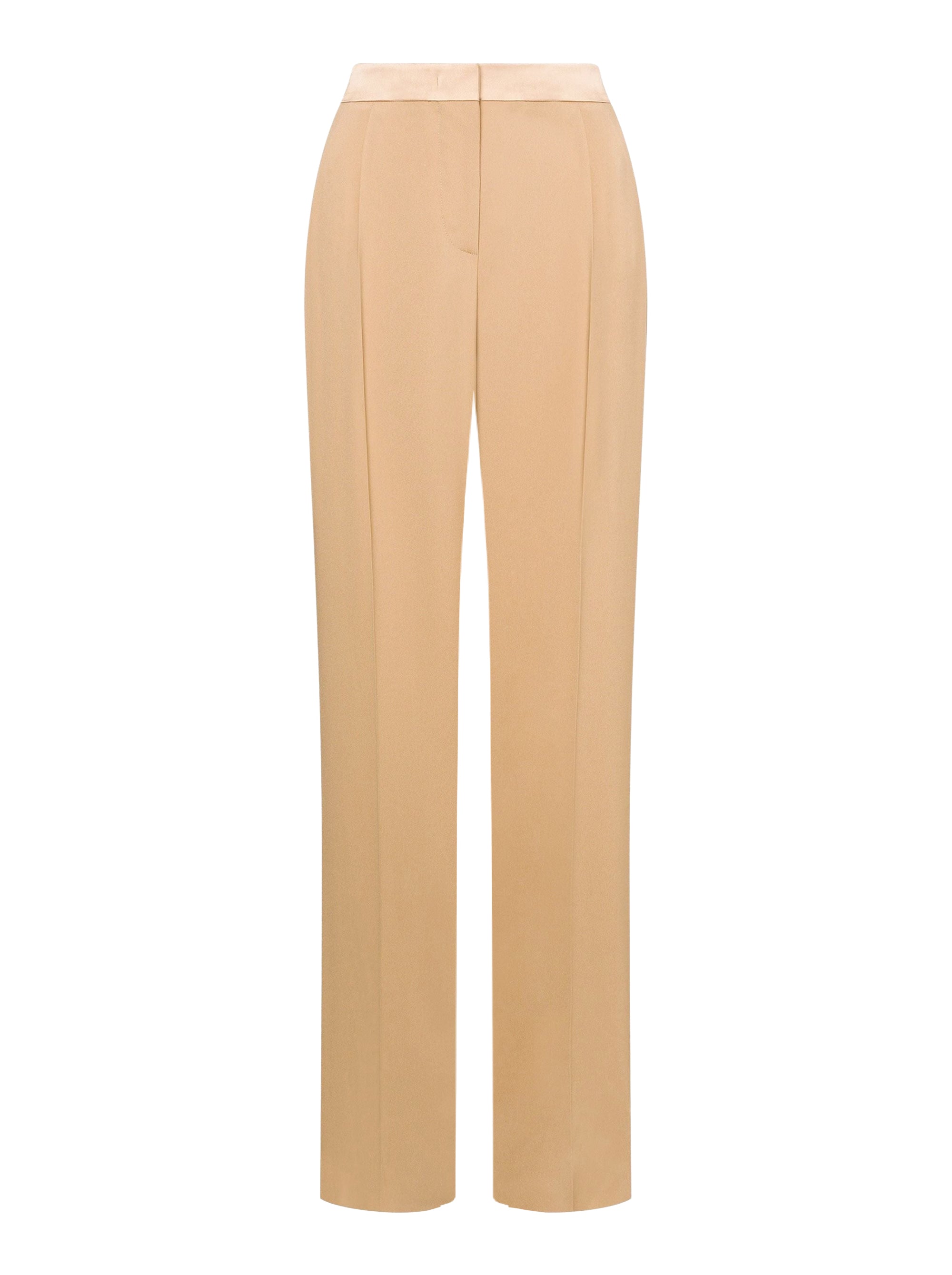 Pantalon ajusté en satin - Pink