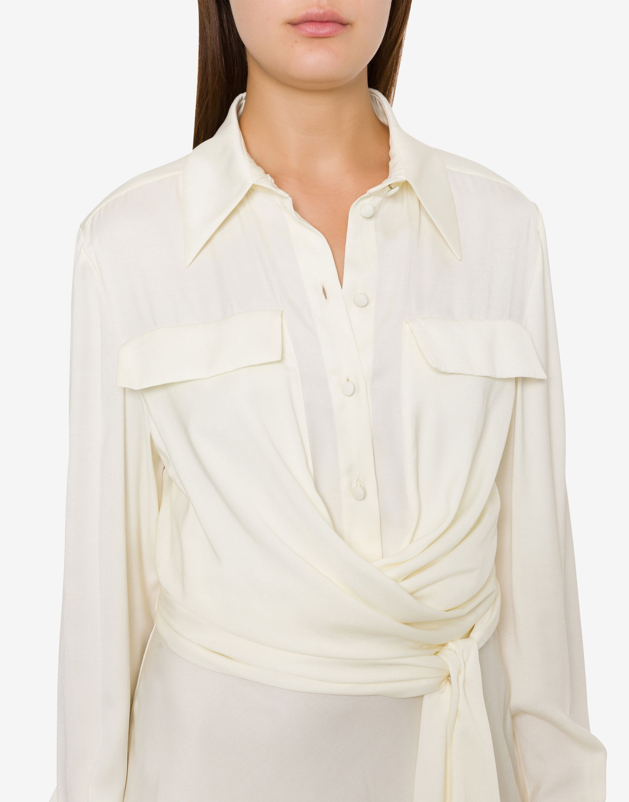 Robe longue fluide - Ivory
