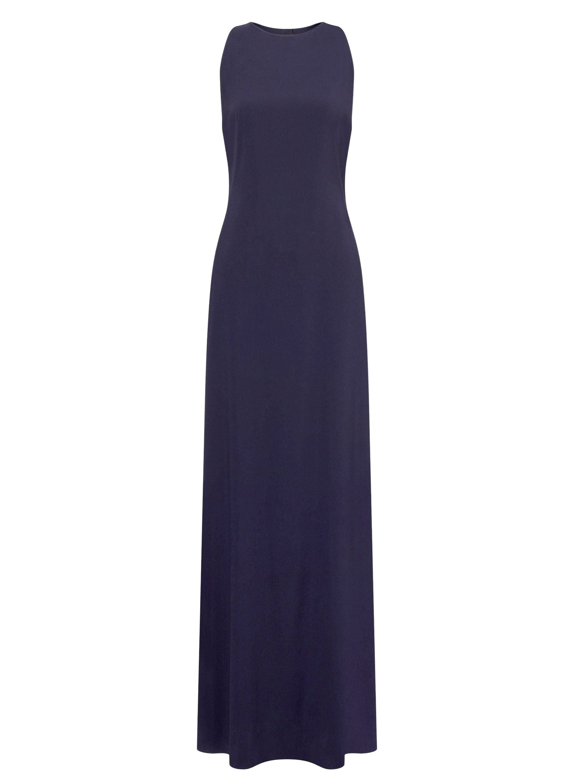 Lace maxi dress - Dark Blue