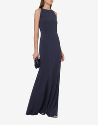 Lace maxi dress - Dark Blue