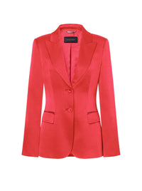 Veste en soie mélangée cocktail - Pink